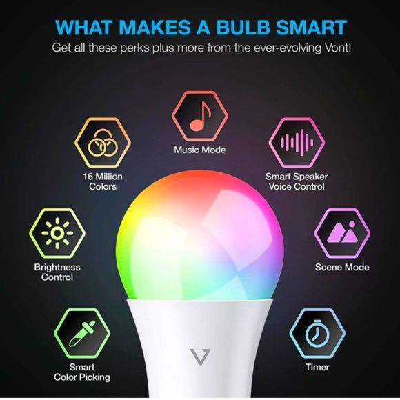 Smart Light Bulbs 2 Pack - Picture 5 of 7